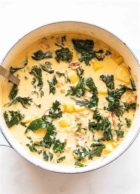 How many carbs are in italian sausage potato and kale soup - calories, carbs, nutrition