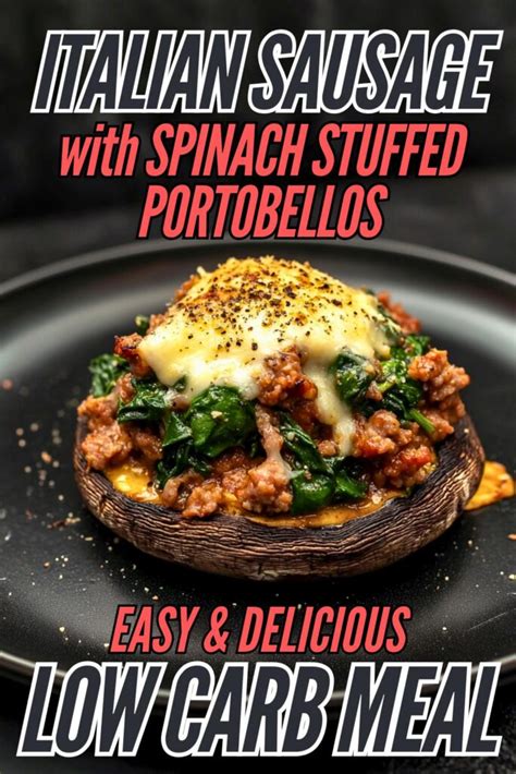 How many carbs are in italian stuffed portobellas - calories, carbs, nutrition
