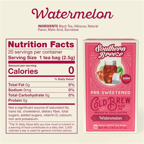 How many carbs are in jazzmans iced tea watermelon 20 oz - calories, carbs, nutrition