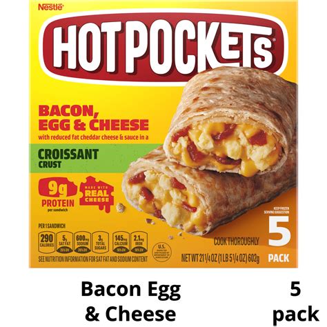 How many carbs are in jazzmans sand brkf pocket bacon egg & cheddar cheese - calories, carbs, nutrition