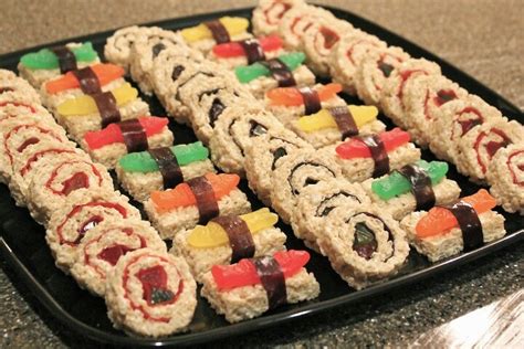 How many carbs are in jelly filled rice krispie sushi - calories, carbs, nutrition