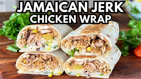 How many carbs are in jerk chicken wrap (32040.5) - calories, carbs, nutrition