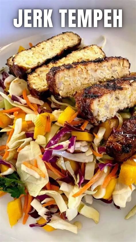 How many carbs are in jerk tempeh with vegetables - calories, carbs, nutrition