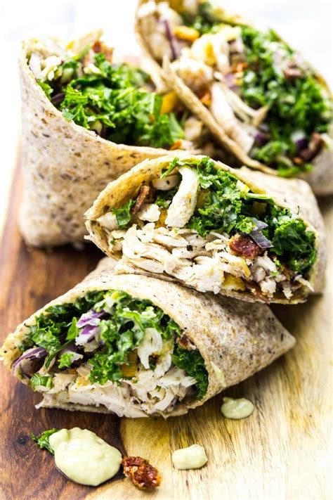 How many carbs are in kale caesar avocado wrap - calories, carbs, nutrition