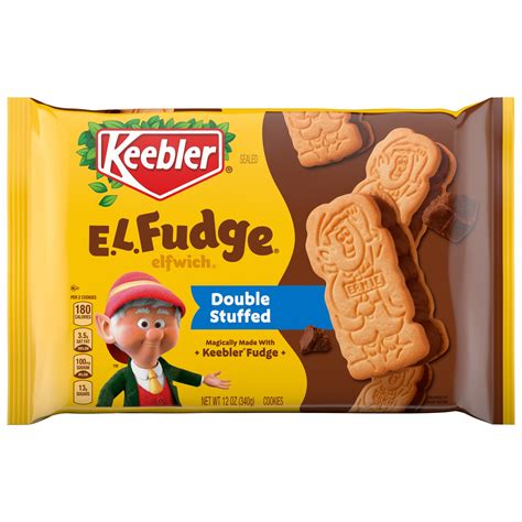 How many carbs are in keebler, e.l. fudge, double stuffed cookies - calories, carbs, nutrition