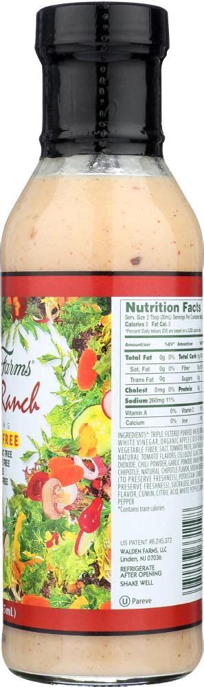 How many carbs are in ken's chipotle ranch dressing - calories, carbs, nutrition