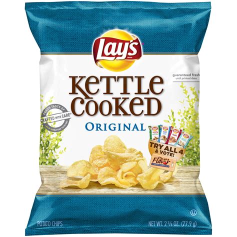 How many carbs are in kettle cooked potato chips - calories, carbs, nutrition