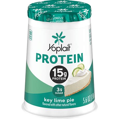 How many carbs are in key lime pie yogurt - calories, carbs, nutrition