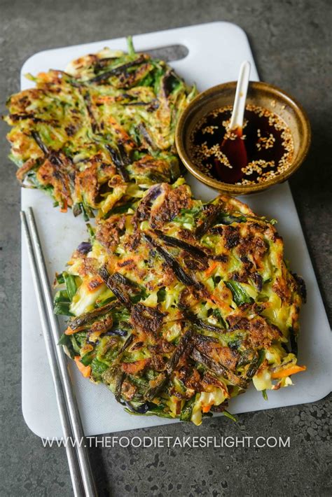 How many carbs are in korean vegetable pancakes - calories, carbs, nutrition