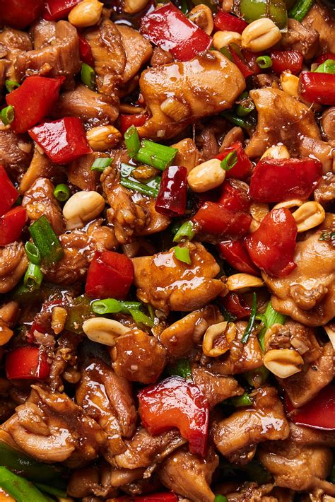 How many carbs are in kung pao chicken with peanuts (10889.3) - calories, carbs, nutrition