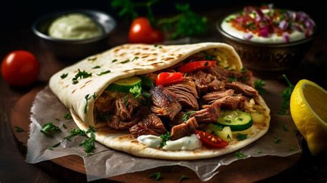 How many carbs are in lamb shawarma pita - calories, carbs, nutrition