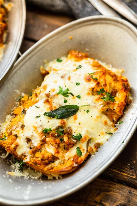 How many carbs are in lasagna butternut squash pork ragu slc=3x4 hp - calories, carbs, nutrition