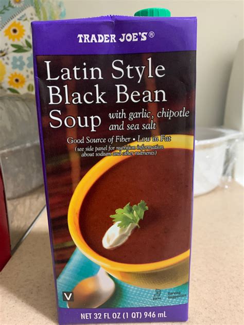 How many carbs are in latin style black bean soup - calories, carbs, nutrition