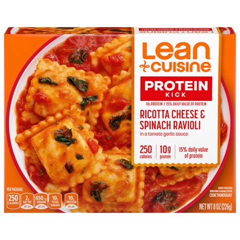 How many carbs are in lean cafe cheese ravioli - calories, carbs, nutrition