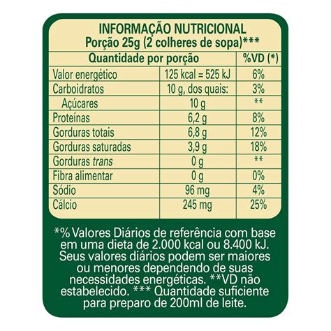 How many carbs are in leite integral - calories, carbs, nutrition