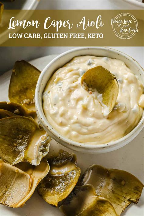 How many carbs are in lemon caper aioli - calories, carbs, nutrition