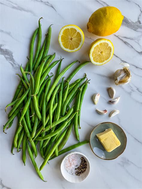 How many carbs are in lemon garlic green beans - calories, carbs, nutrition