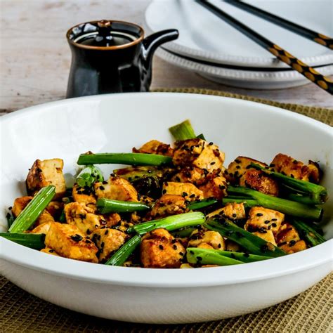 How many carbs are in lemon ginger tofu stir fry - calories, carbs, nutrition