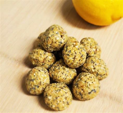 How many carbs are in lemon poppy seed power bites - calories, carbs, nutrition