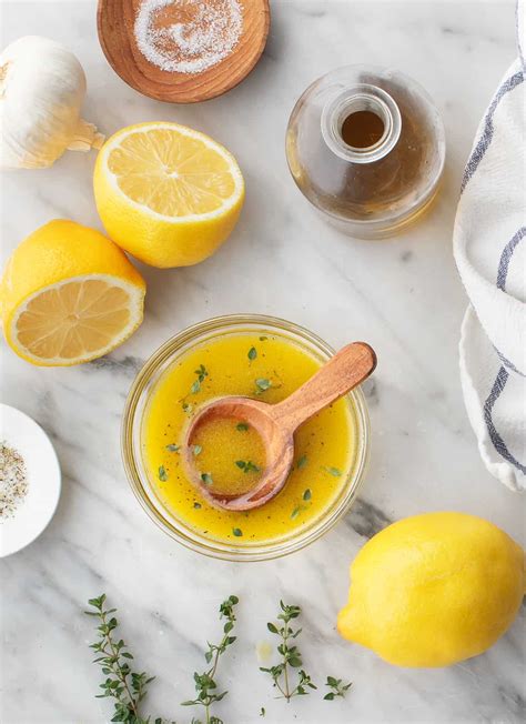 How many carbs are in lemon vinaigrette - calories, carbs, nutrition