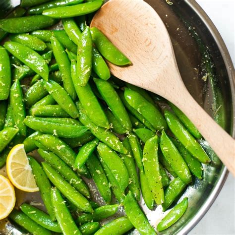 How many carbs are in lemony sugar snap peas - calories, carbs, nutrition