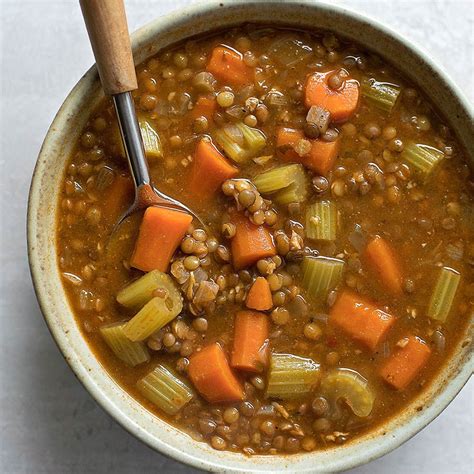 How many carbs are in lentil soup 16 oz - calories, carbs, nutrition