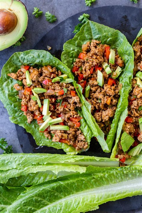 How many carbs are in lettuce wrap turkey breast - calories, carbs, nutrition