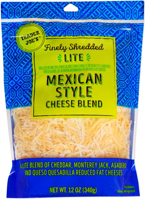 How many carbs are in lite mexican cheese - calories, carbs, nutrition