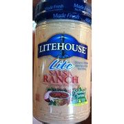 How many carbs are in lite salsa ranch - calories, carbs, nutrition