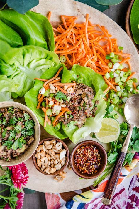 How many carbs are in little bangkok thai style lettuce wraps - calories, carbs, nutrition