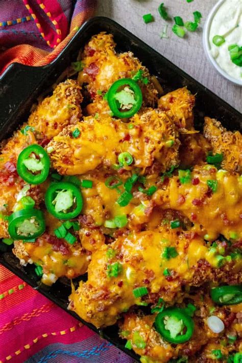 How many carbs are in loaded nacho chicken tenders - calories, carbs, nutrition