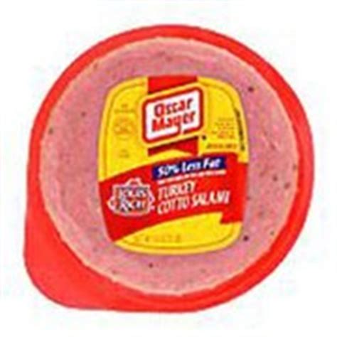 How many carbs are in louis rich, turkey salami - calories, carbs, nutrition