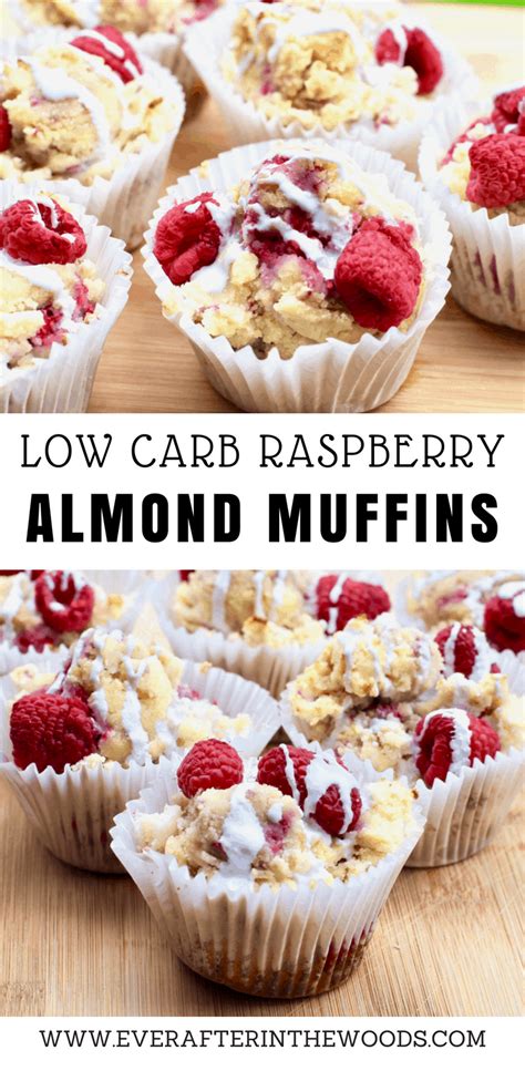 How many carbs are in low fat raspberry almond muffin - calories, carbs, nutrition