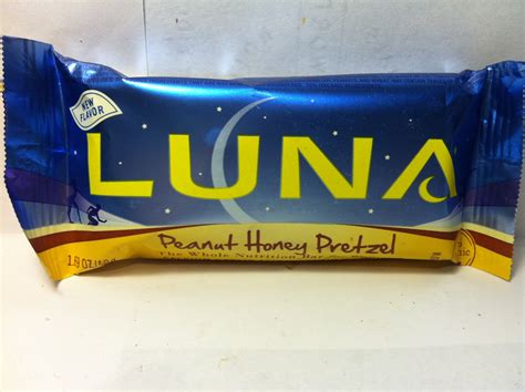 How many carbs are in luna bar honey pretzel - calories, carbs, nutrition