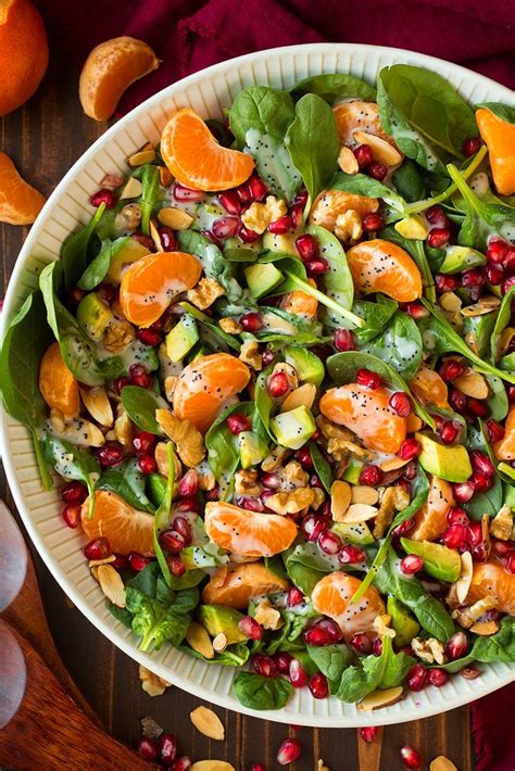 How many carbs are in mandarin orange spinach salad - calories, carbs, nutrition