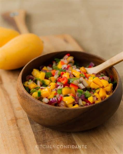 How many carbs are in mango pepper salsa - calories, carbs, nutrition