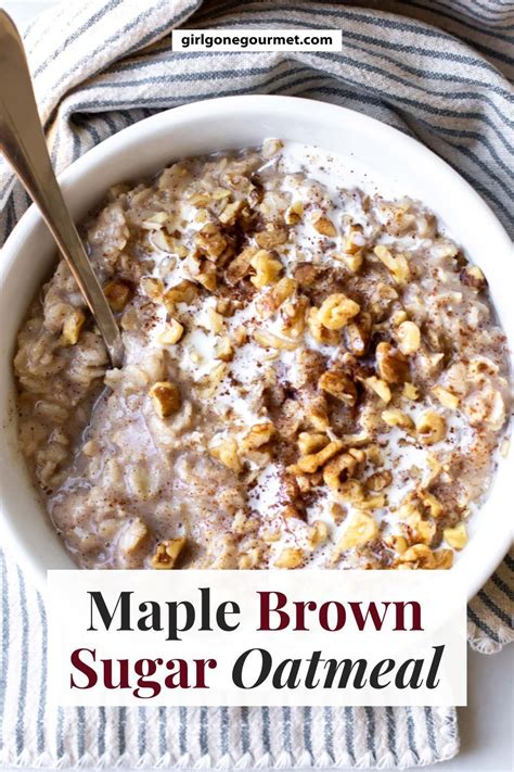 How many carbs are in maple and brown sugar oatmeal - calories, carbs, nutrition