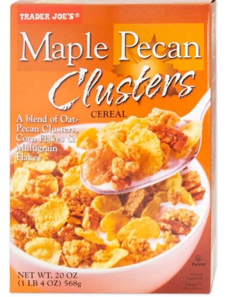 How many carbs are in maple pecan clusters cereal for vc - calories, carbs, nutrition