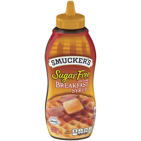How many carbs are in maple syrup, imitation, smuckers, 14 oz - calories, carbs, nutrition
