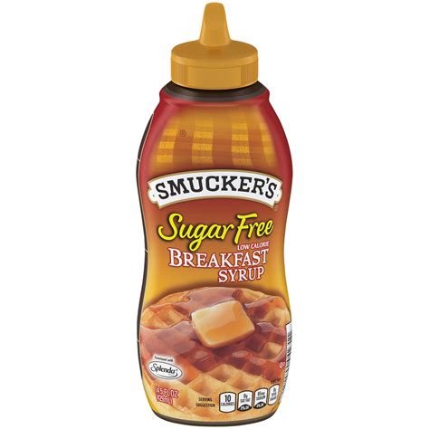 How many carbs are in maple syrup, imitation, smuckers, 14 oz - calories, carbs, nutrition