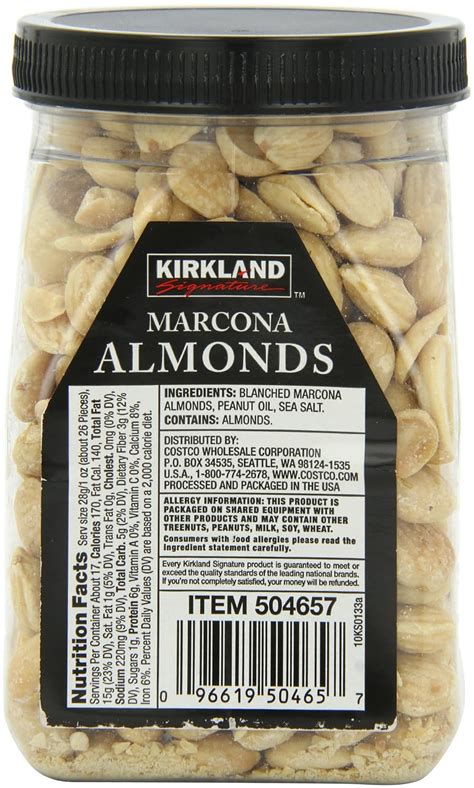 How many carbs are in marcona almonds - calories, carbs, nutrition