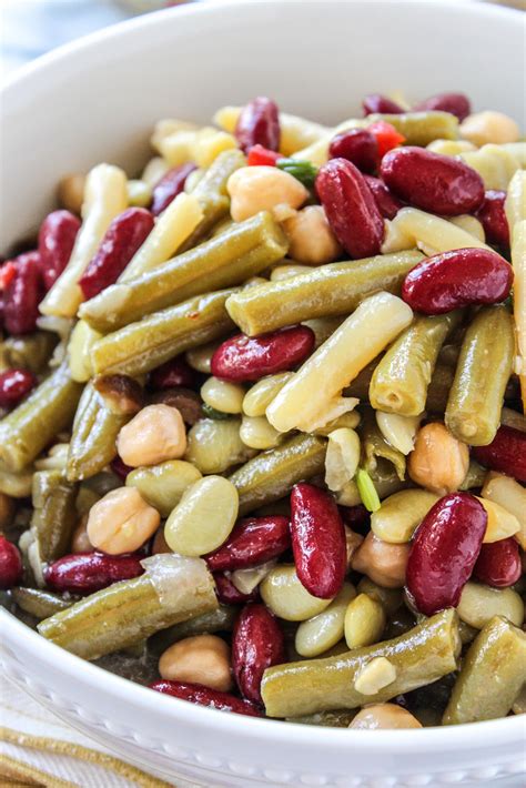 How many carbs are in marinated bean salad with cumin, vegetarian - calories, carbs, nutrition