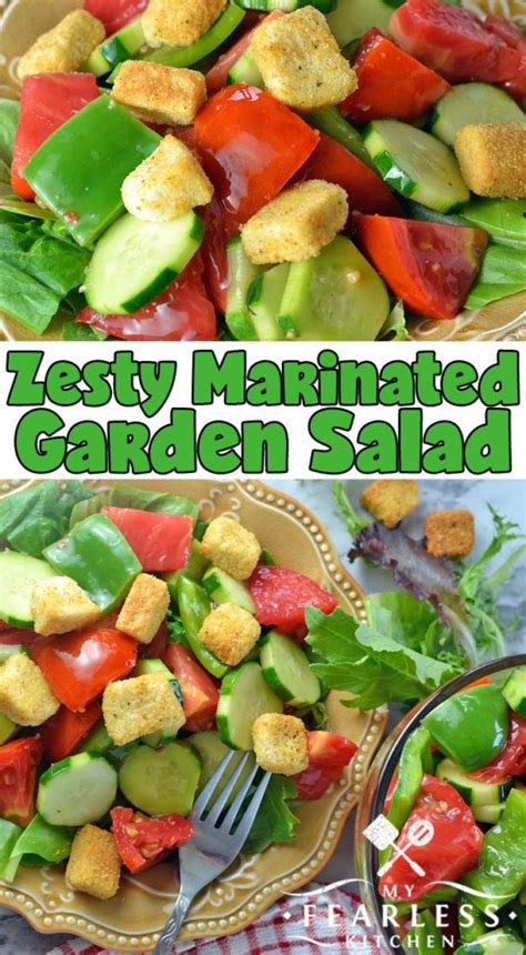 How many carbs are in marinated garden salad - calories, carbs, nutrition