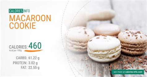 How many carbs are in marvellous macaroon - calories, carbs, nutrition