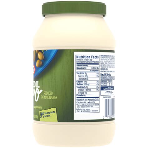 How many carbs are in mayo with olive oil - calories, carbs, nutrition