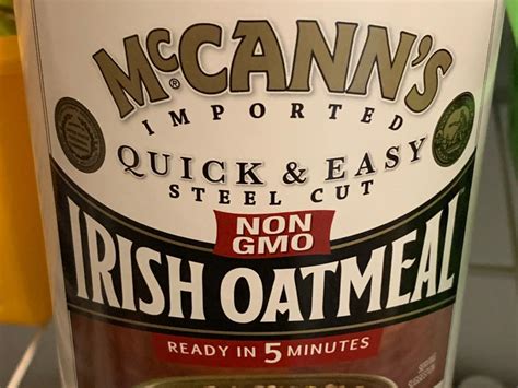 How many carbs are in mc cann's oatmeal - calories, carbs, nutrition