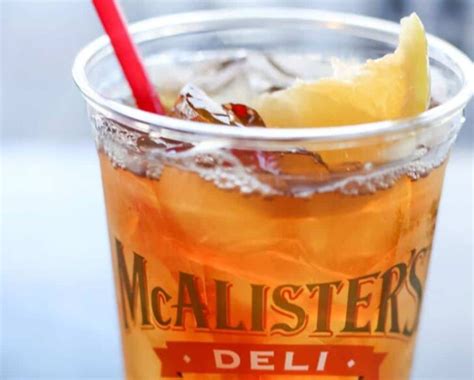How many carbs are in mcalisters sweet tea - calories, carbs, nutrition