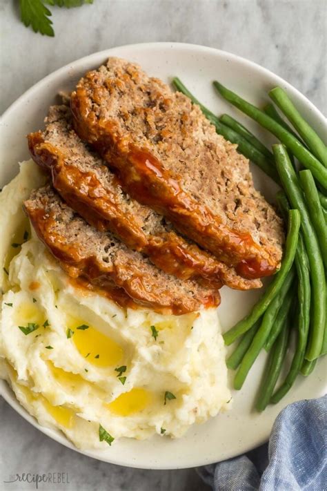 How many carbs are in meatloaf and mashed potatoes - calories, carbs, nutrition