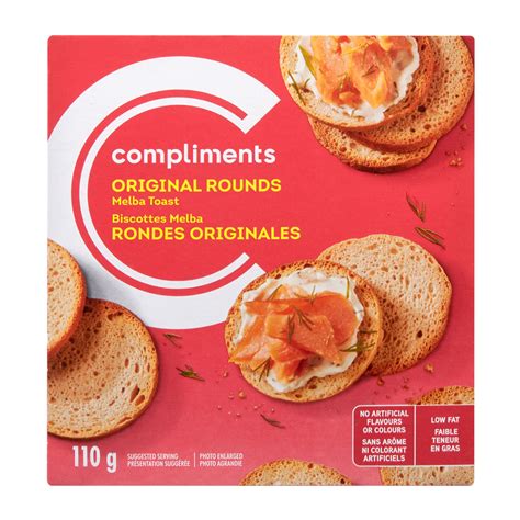 How many carbs are in melba rounds - calories, carbs, nutrition