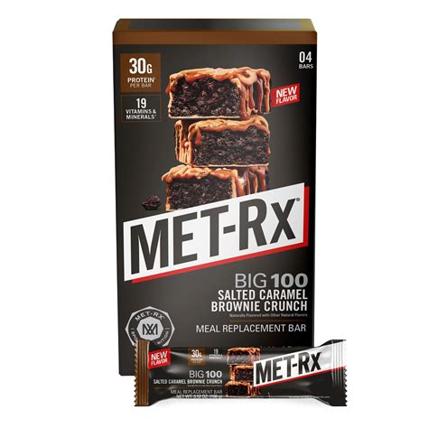 How many carbs are in met-rx brownie - calories, carbs, nutrition
